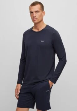 Boss Mix Match- Pyjamashirt - Dark Blue