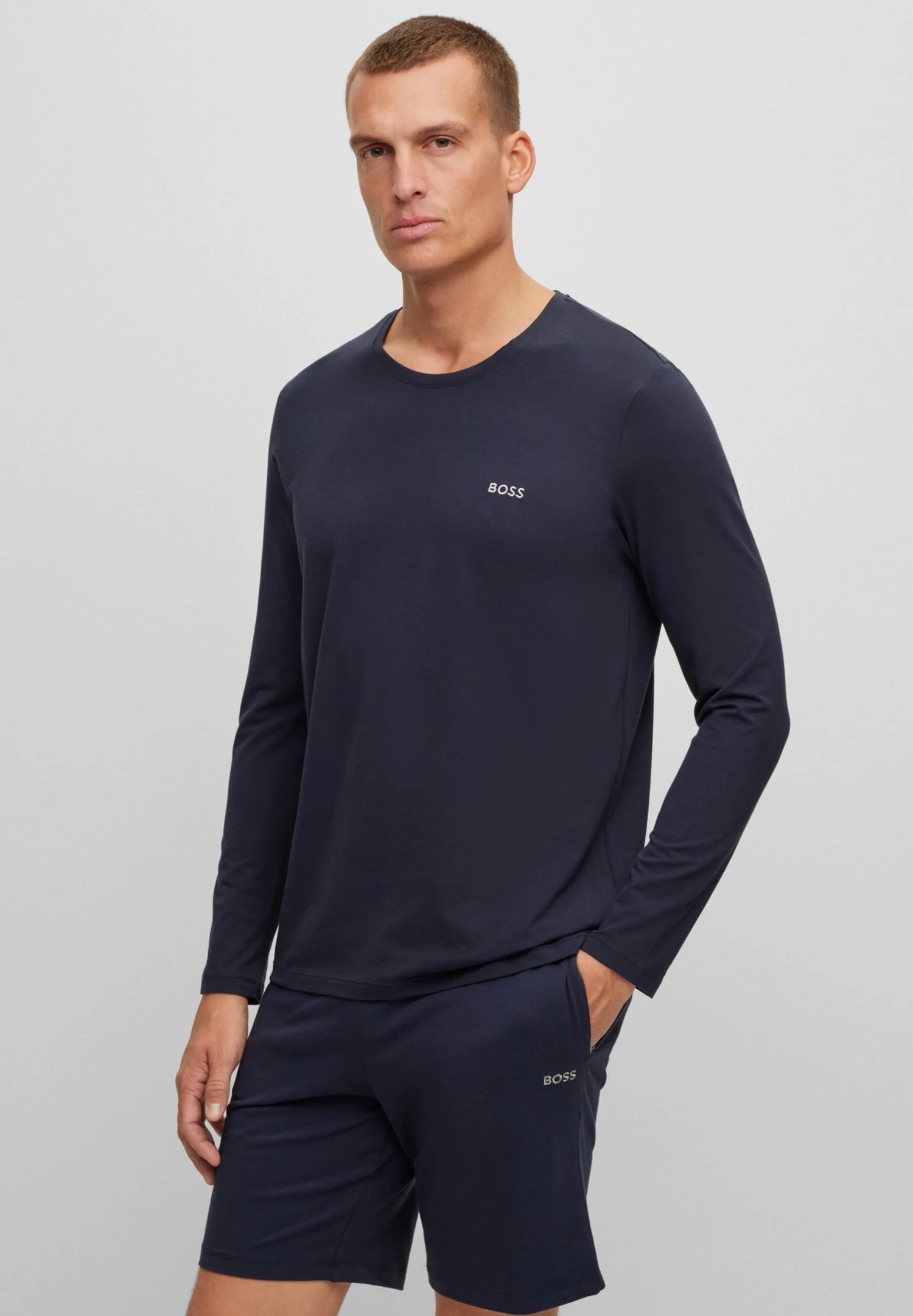 Boss Mix Match- Pyjamashirt - Dark Blue 1 Boss Mix Match- Pyjamashirt - Dark Blue