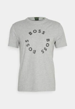 Boss Tee - T-Shirt Print - Light Pastel Grey -Boss 0061ce0f60ed4eb6bdad1137b96e43b7