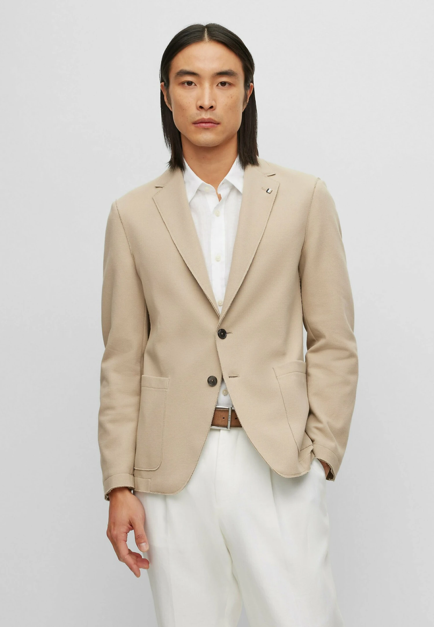 Boss Hanry-J-Rc-232 - Blazer - Beige 1 Boss Hanry-J-Rc-232 - Blazer - Beige