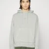 Boss Small Centred Logo Hoody - Hoodie - Light Pastel Grey