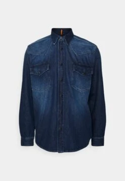 Boss Lebop - Overhemd - Dark Blue -Boss 039933ba9c1b424ea6e4bddc2da7ddcc
