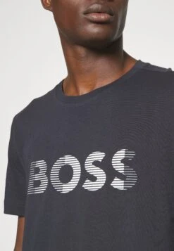 Boss Tee - T-Shirt Print - Dark Blue -Boss 040ab9915ad4484d8565b8bcae389747