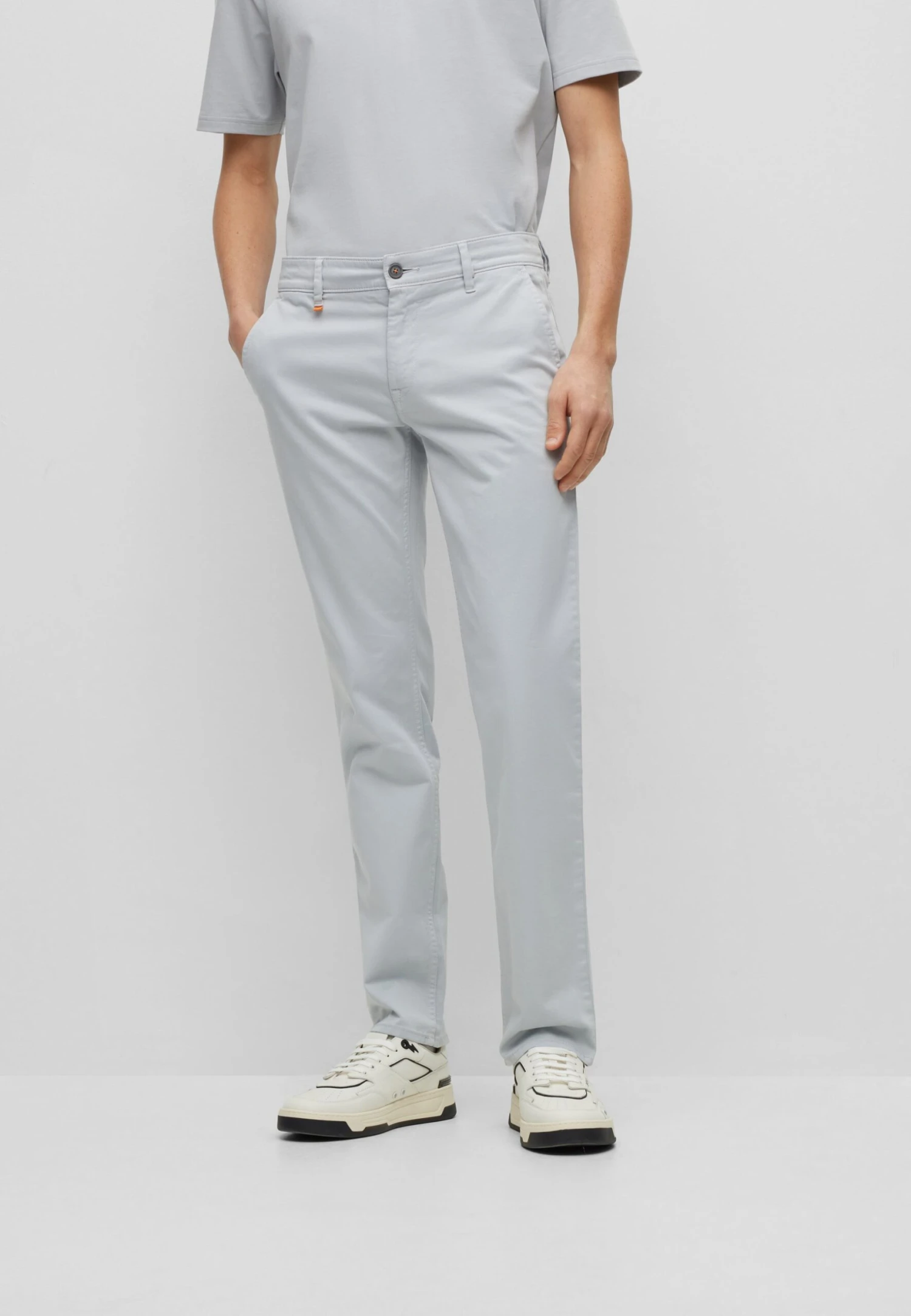 Boss Slim - Chino - Light/Pastel Grey 3 Boss Slim - Chino - Light/Pastel Grey - Afbeelding 3