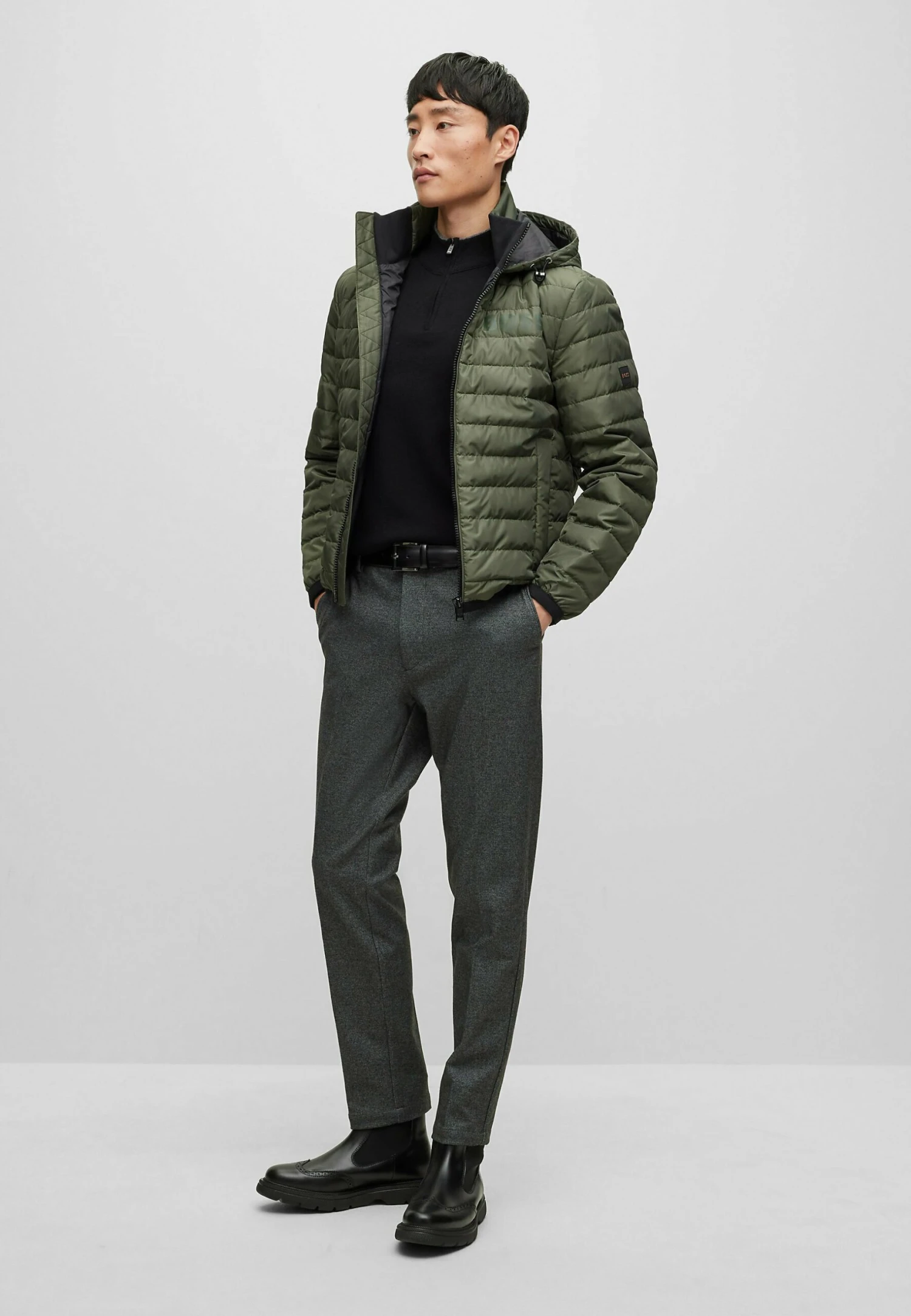 Boss Dawood1- Winterjas - Open Green Twenty 2 Boss Dawood1- Winterjas - Open Green Twenty - Afbeelding 2