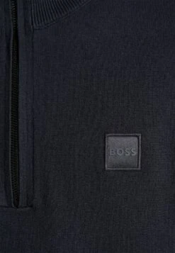 Boss Badge Logo Zip-Through Knit-Troyer - Trui - Dark Blue 13 Boss Badge Logo Zip-Through Knit-Troyer - Trui - Dark Blue -Boss 082cd211989445dc89c2b531cac7f68f