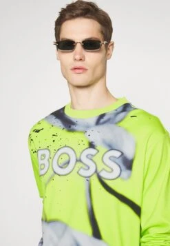 Boss Salbo Lotus - Sweater - Bright Green -Boss 096dce0d1ed44ac2ae393c0badb6abf6