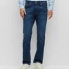 Boss Maine Bc L C - Straight Leg Jeans - Dark Blue Seven