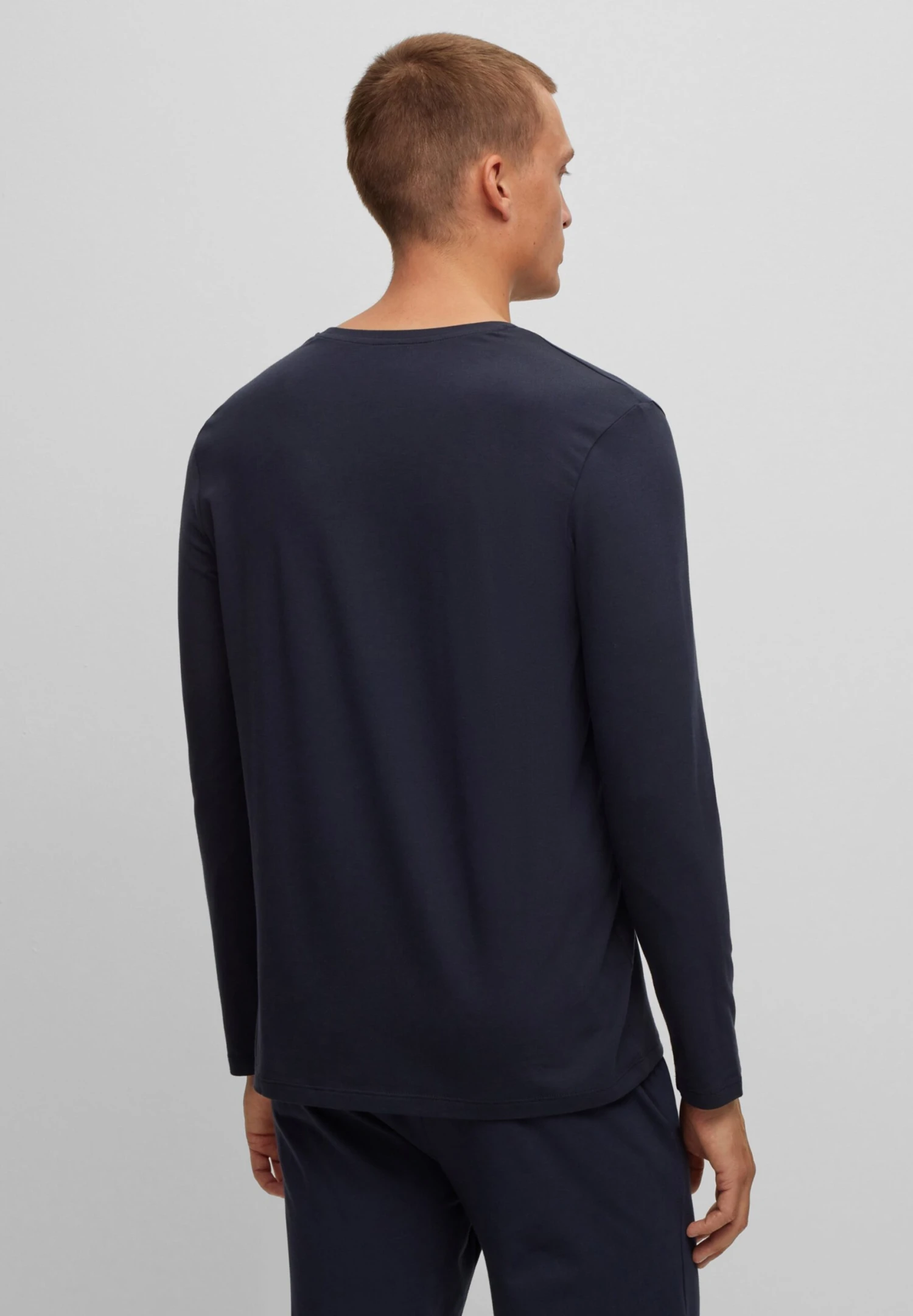 Boss Mix Match- Pyjamashirt - Dark Blue 3 Boss Mix Match- Pyjamashirt - Dark Blue - Afbeelding 3