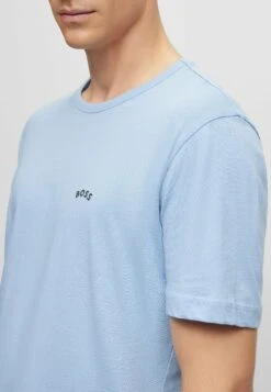 Boss Curved - T-Shirt Basic - Open Blue Thirtyeight -Boss 1305ab8fe07242e68f9014f0b1bc1759