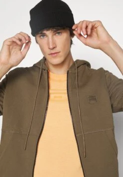 Boss Sweater Met Rits - Dark Green -Boss 14a0a9f8f0c546b3a11530b21fcafa63