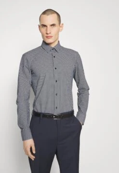 Boss Hank Kent - Zakelijk Overhemd - Dark Blue -Boss 163660a4371e4968baa05781a3cb3b67