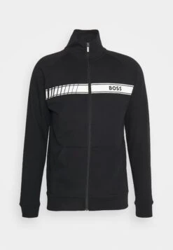 Boss Authentic Jacket - Pyjamashirt - Black -Boss 18f5b24f7e5c4bcfae1d7f8fd0cb4d60
