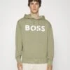 Boss Basic Hood - Sweater - Light/Pastel Green