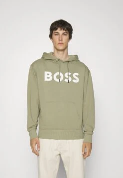 Boss Basic Hood - Sweater - Light/Pastel Green