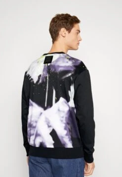 Boss Salbo Lotus - Sweater - Black -Boss 1dac7224b48b401ea0f21f14a92a6d05