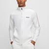 Boss Sicon Mb 1 - Sweater Met Rits - White