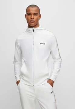 Boss Sicon Mb 1 - Sweater Met Rits - White