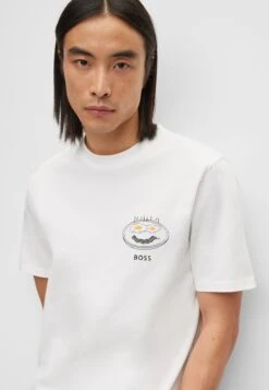 Boss Td - T-Shirt Print - White -Boss 231ae32c66584034a4affc88c72300fc