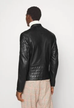 Boss Joset - Leren Jas - Black -Boss 2451f37be56f446597b4c080ef7f10a8