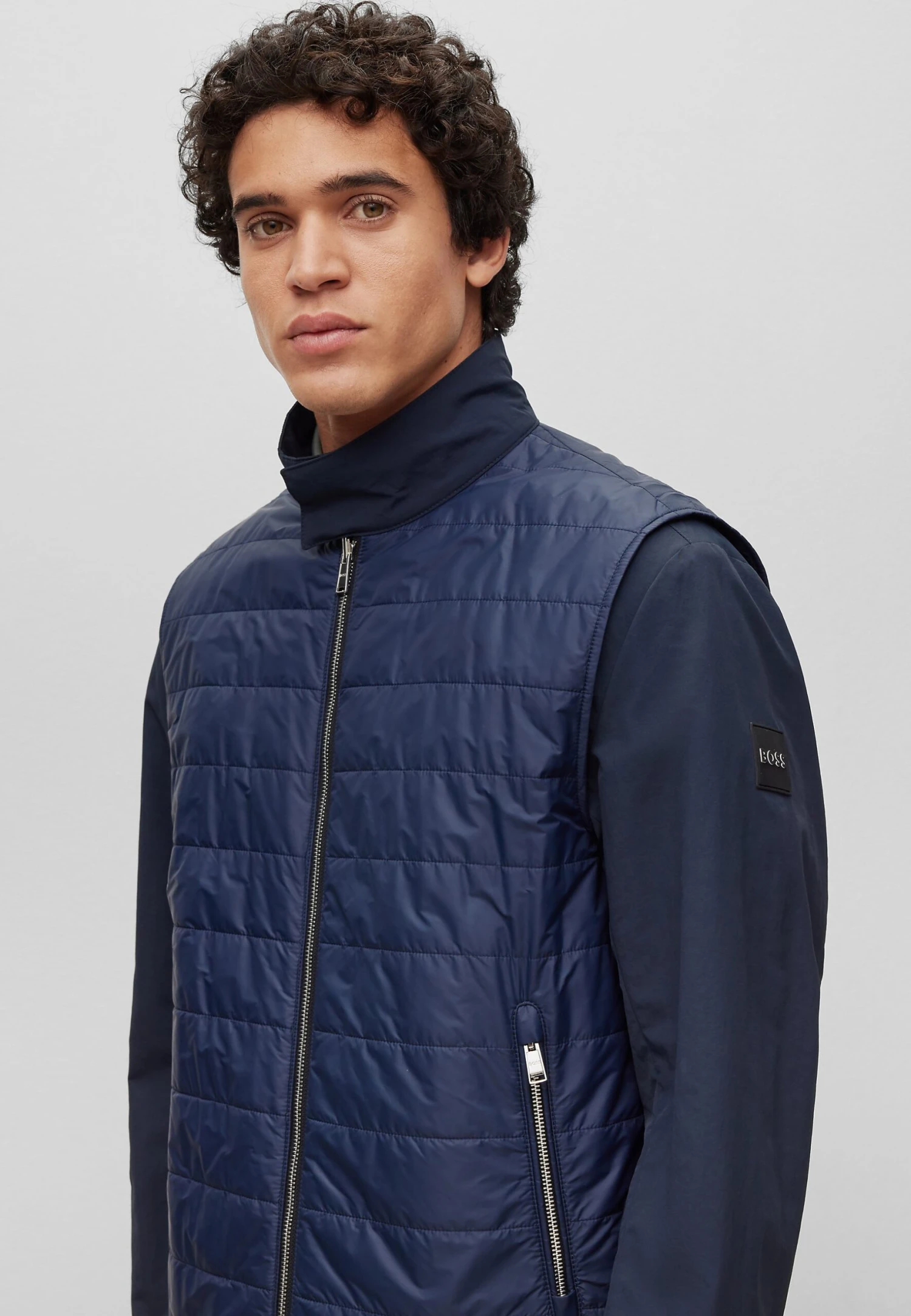 Boss Coshua - Lichte Jas - Dark Blue 5 Boss Coshua - Lichte Jas - Dark Blue - Afbeelding 5