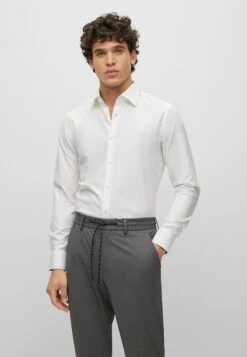 Boss H-Hank-Kent-C3-214 - Zakelijk Overhemd - White