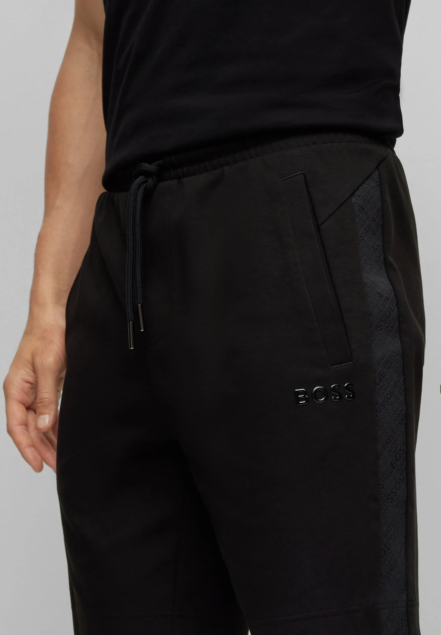 Boss Headlo Mirror - Shorts - Black 4 Boss Headlo Mirror - Shorts - Black - Afbeelding 4