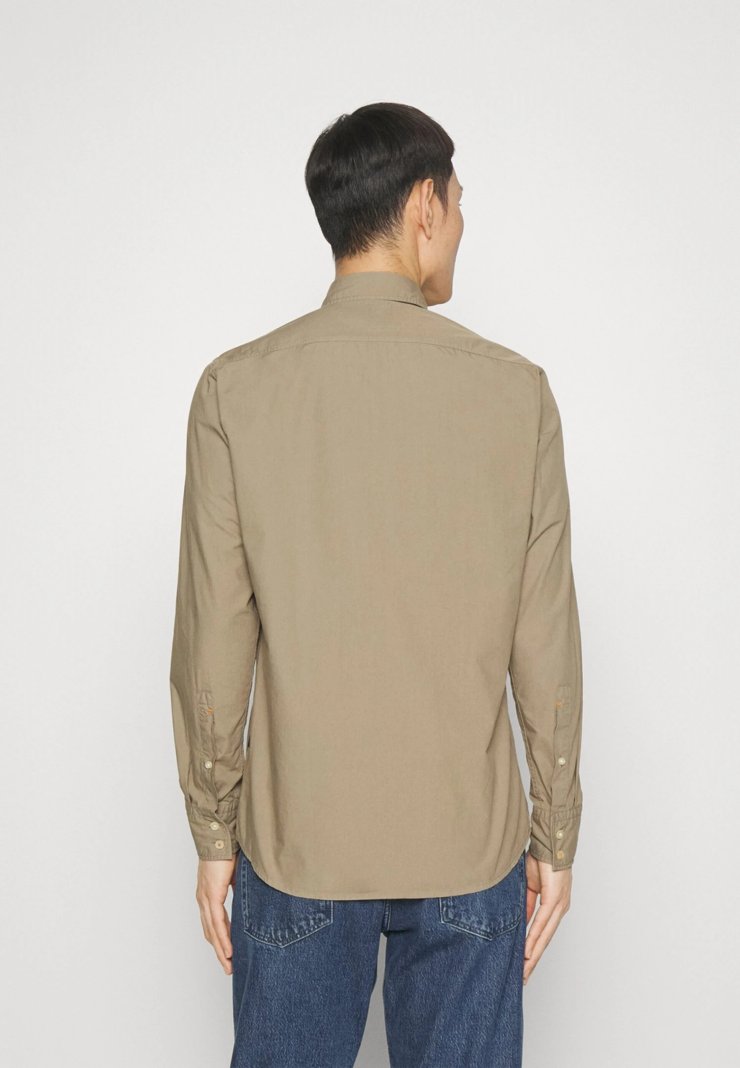 Boss Garment Dyed Popeline Regular Fit Shirt - Zakelijk Overhemd - Light/Pastel Green 3 Boss Garment Dyed Popeline Regular Fit Shirt - Zakelijk Overhemd - Light/Pastel Green - Afbeelding 3