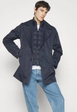 Boss Coel - Halflange Jas - Dark Blue -Boss 36e309cfbb964307bf6e927ee3795f1e