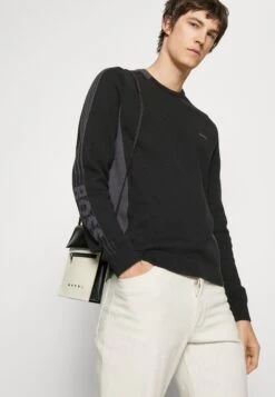 Boss Rinos - Trui - Black -Boss 3bf9f97187c0417b9a1fd260a73d1972