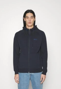 Boss Saggy - Sweater Met Rits - Dark Blue