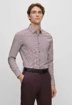 Boss H-Hank-S-Kent-C1-232 - Overhemd - Dark Red Two