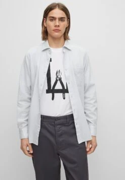 Boss Remiton - Overhemd - Light/Pastel Grey