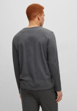 Boss Mix&Match Ls R - Pyjamashirt - Charcoal -Boss 43e0339209074758bd97a568cb86fadf