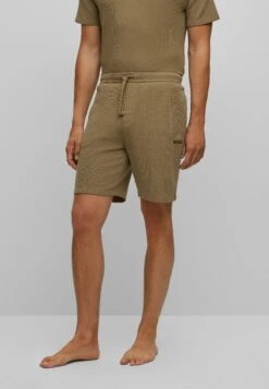 Boss Waffle - Pyjamabroek - Light Green Six