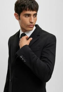 Boss H-Hyde-234 - Mantel - Black One -Boss 464ff6eeeeed4f179202664bc32865e2