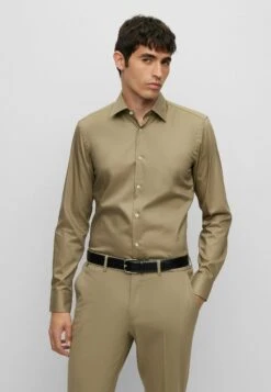 Boss H Hank Kent - Zakelijk Overhemd - Light Green Six