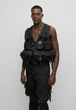 Boss C_Lame_Kb - Bodywarmer - Dark Purple Three