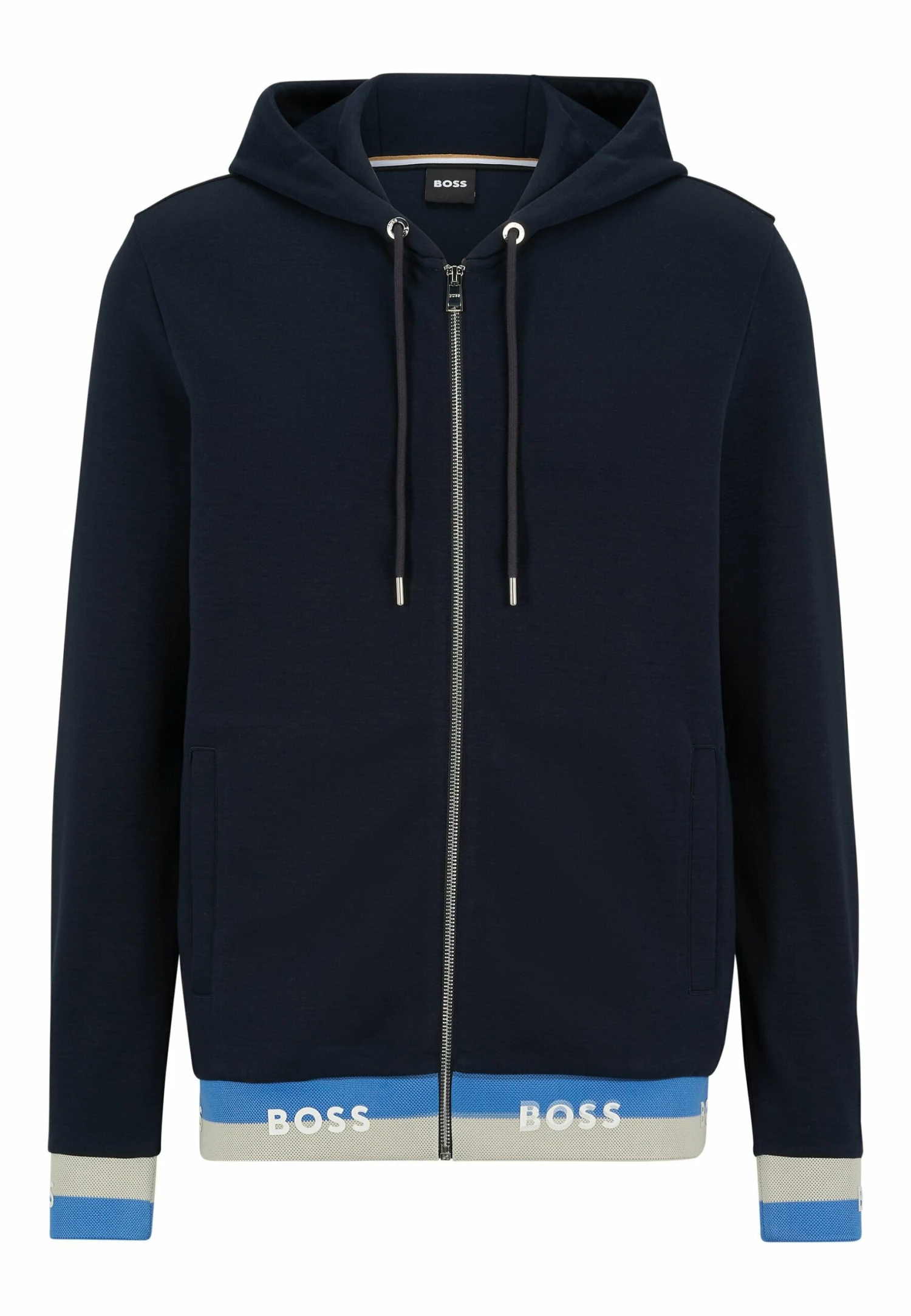 Boss Seeger- Sweater Met Rits - Dark Blue Four 5 Boss Seeger- Sweater Met Rits - Dark Blue Four - Afbeelding 5