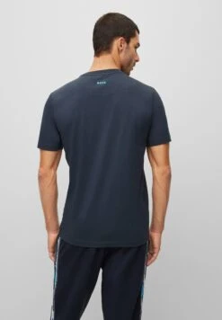 Boss T-Shirt Print - Dark Blue -Boss 514ac372903448509a5e8858b844495c