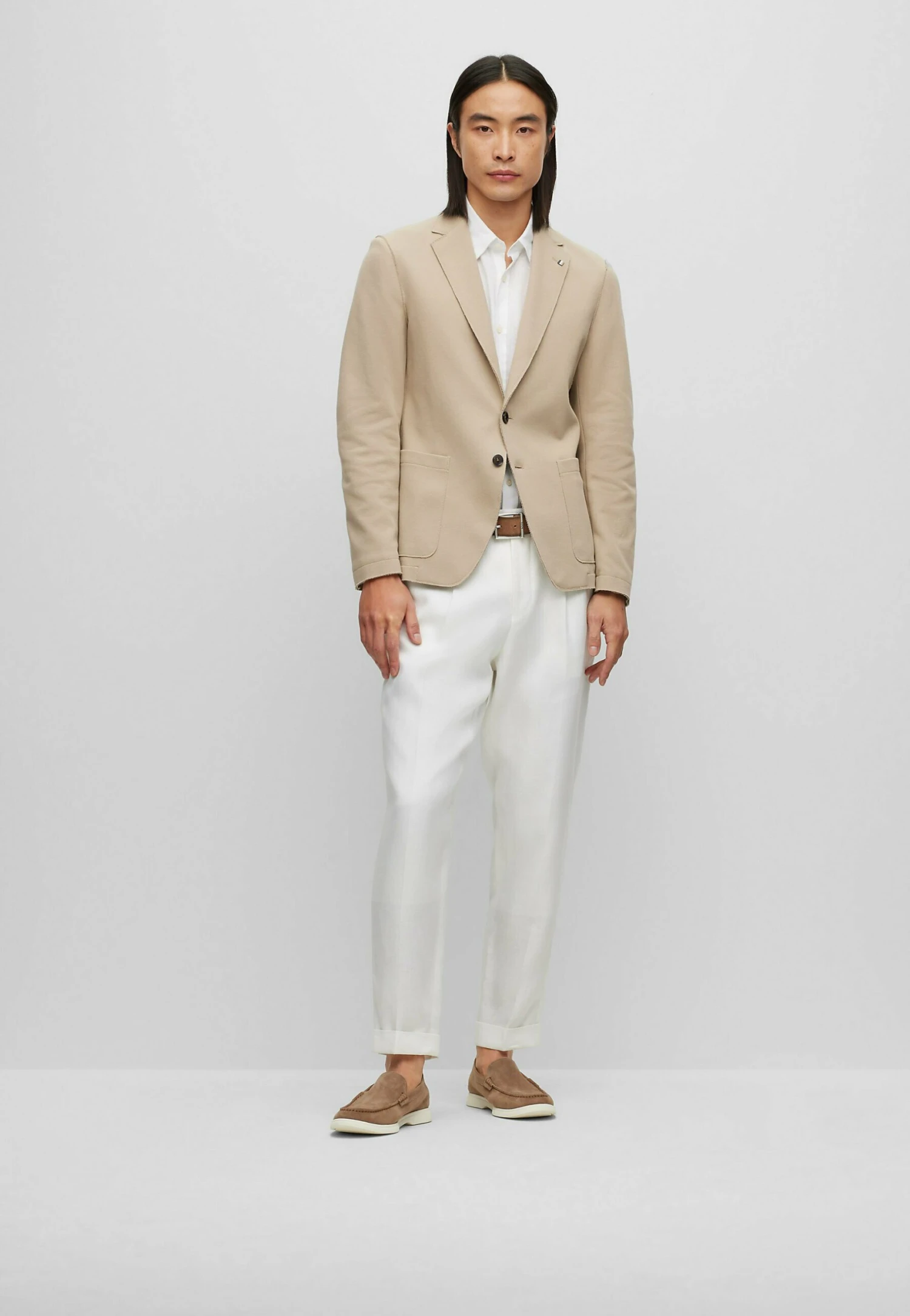 Boss Hanry-J-Rc-232 - Blazer - Beige 2 Boss Hanry-J-Rc-232 - Blazer - Beige - Afbeelding 2