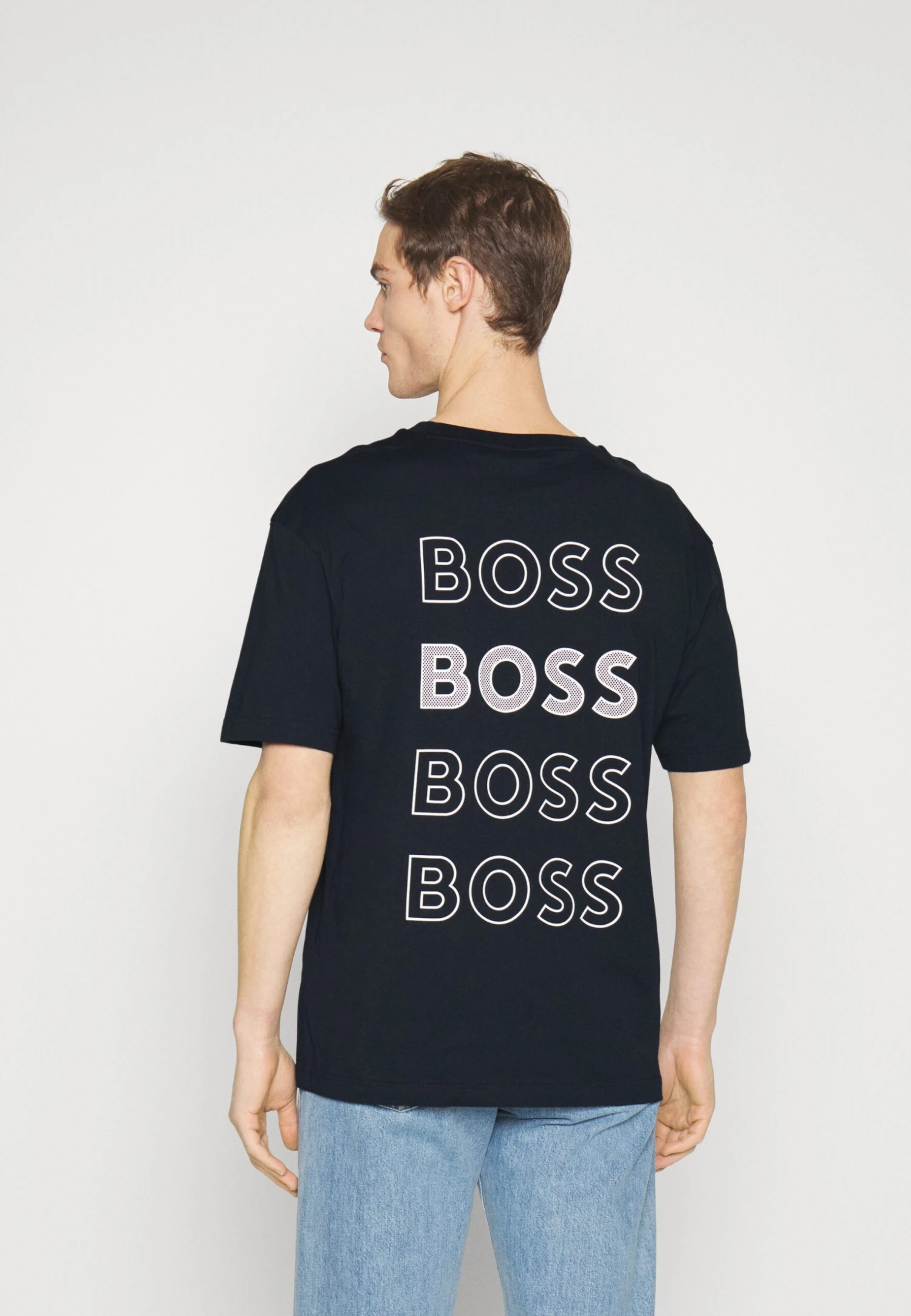 Boss Teeos - T-Shirt Print - Dark Blue 3 Boss Teeos - T-Shirt Print - Dark Blue - Afbeelding 3