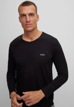 Boss Mix Match- Pyjamashirt - Black -Boss 561b3c199e1c45d9aef428f1ba42d5cf