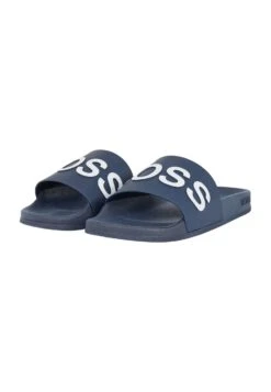 Boss Bay Slid Rblg - Badslippers - Dark Blue -Boss 56cc9984576d45eebd5bf0a119aa217c