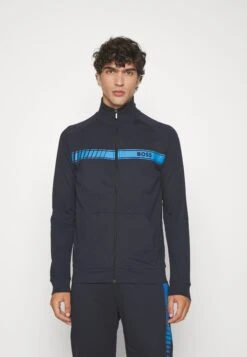 Boss Authentic Jacket - Pyjamashirt - Dark Blue