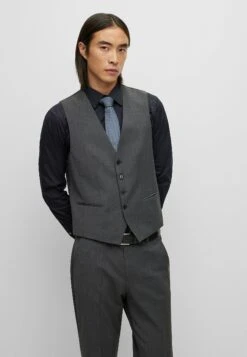 Boss H-Jasper-Vs-Mm-C-224 - Gilet - Dark Grey Eight -Boss 5738a17e206e4e2a84a74aa5d7ad4861