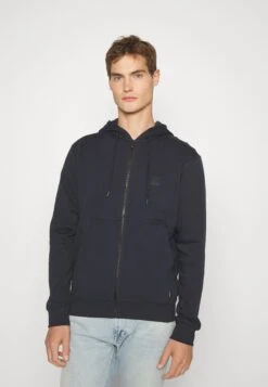 Boss Sweater Met Rits - Dark Blue