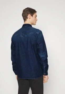 Boss Lebop - Overhemd - Dark Blue -Boss 6070f0ae51f240eaa6d7fb4631f56de4