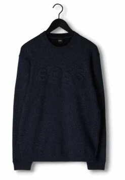 Boss Foccus - Trui - Donkerblauw -Boss 62d7752e27f9421380abec3d241599c2