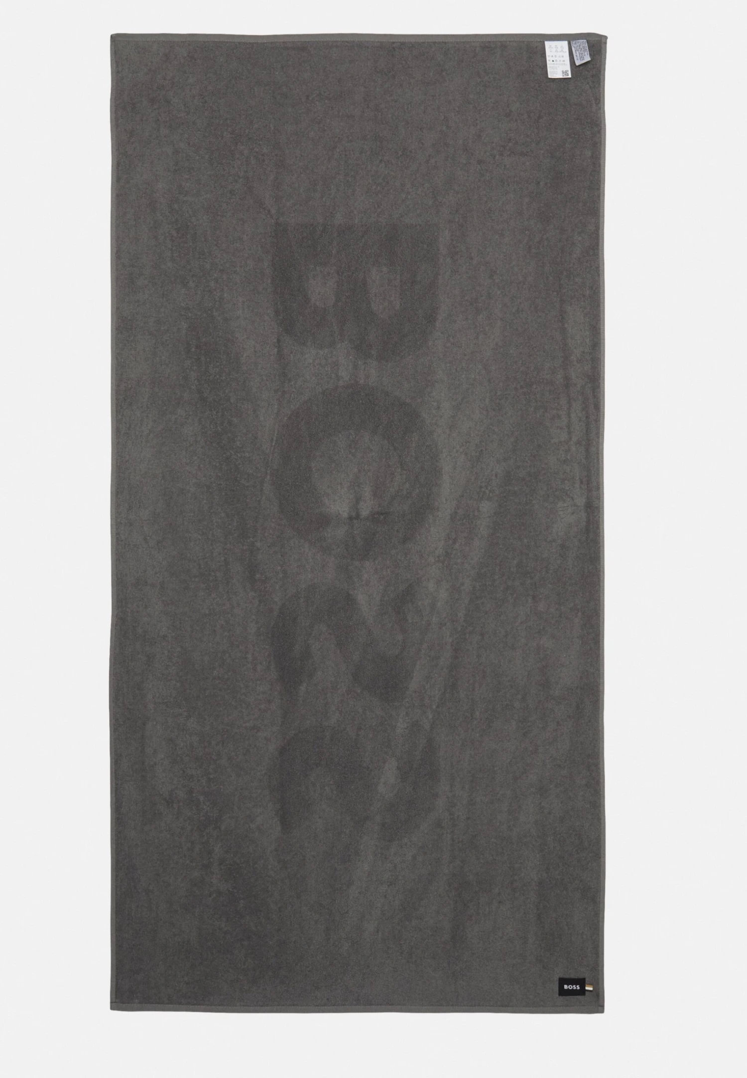 Boss Beach Towel Solid - Strandhanddoek - Dark Grey 2 Boss Beach Towel Solid - Strandhanddoek - Dark Grey - Afbeelding 2